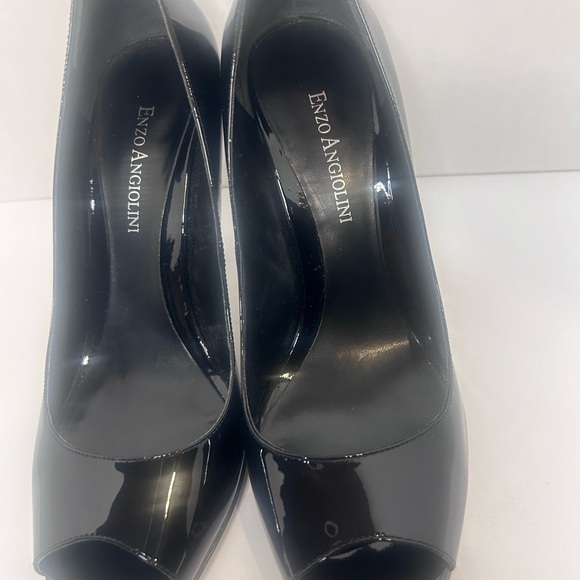 Sexy black patent Enzo Angiolini Heels - Picture 8 of 13